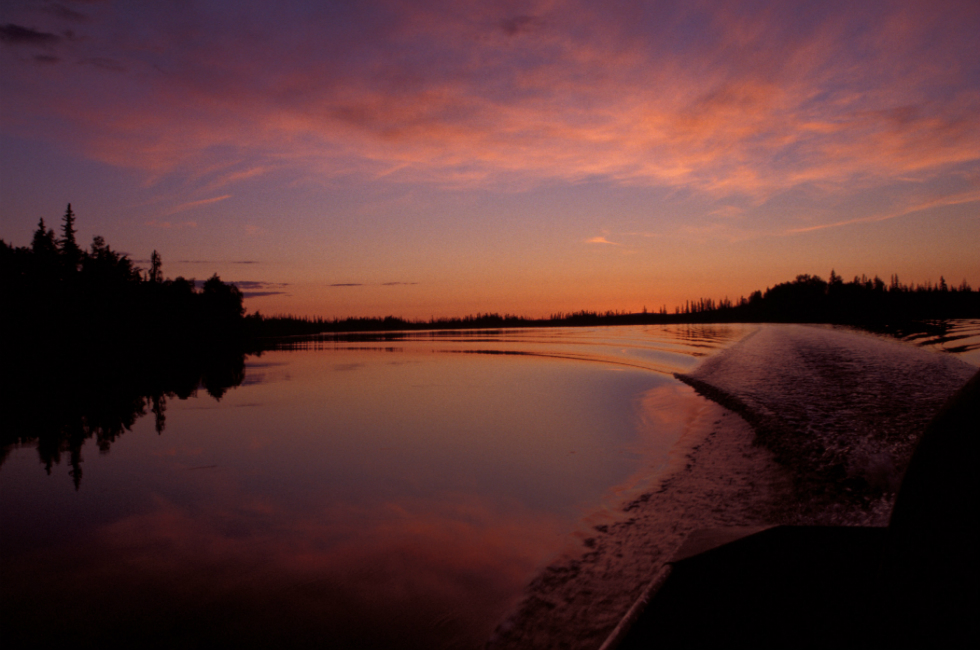 Many spectacular views, such as this amazing sunset, are available to you near Lakeshore Inn and Suites.